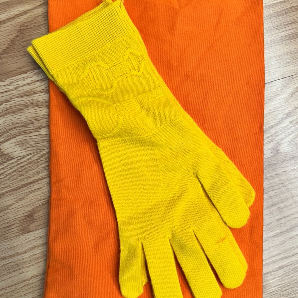 Hermes cashmere gloves